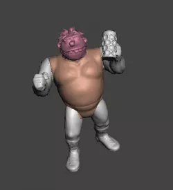 wwf hasbro Barney Gumble Simpsons Character .stl .obj