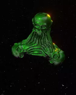 Сthulhu dice d4 | by Deltorvik