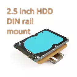 2.5 inch HDD DIN rail mount