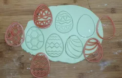 5 Easteregg Easter Egg Cookie Cutter Pack Easter Egg Cookie Cutter Set