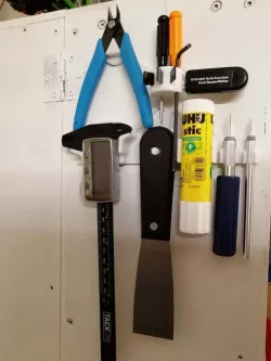 All-in-one 3D printer accessory and tool holder