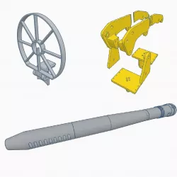 ANM2 or ANM3 Long Muzzle, Mount and Sight