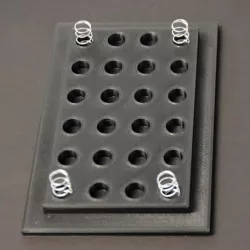 Anti-vibration shelf for speakers, hard drives, 3D printers