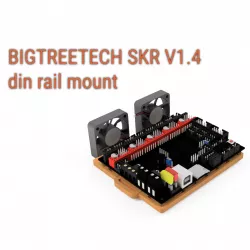 BIGTREETECH SKR 1.4 with 4040 cooling DIN mount