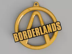 Borderlands Logo Keychain