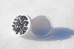 Box for metal detecting coins - coin pod with celtic coin logo 3D print model