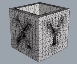Calibration cube model 2