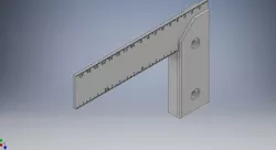 Carpenter's square, ruler tool.