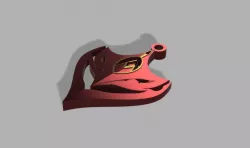 Childe Tartaglia Mask Genshin Impact Keychain