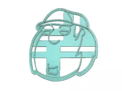 CHRIS GRIFFIN COOKIE CUTTER, FAMILY GUY COOKIE CUTTER, FONDANT CUTTER
