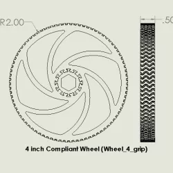 Compliant Wheel (4in wheel only)