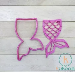 Cookies Cutter Mermaid Tail Cutter