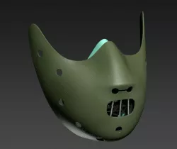 COVID-19 Mask Cap, Hannibal Lecter Edition