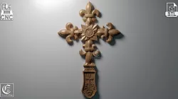 Cross 2 - 3D STL File For CNC and 3D Printer.