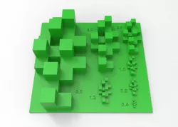 Cube Print Test Model for Minecraft