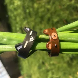 cute cat and bear ring
