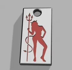Devil key ring