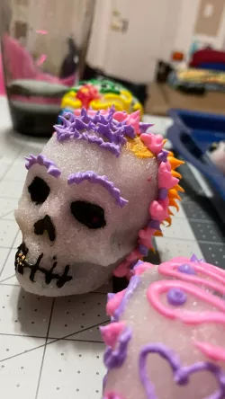 dia de muertos Sugar skull molds