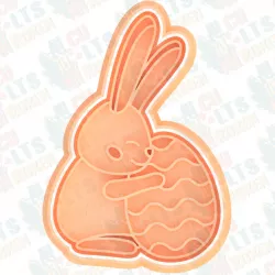 Easter bunnie cookie cutter *