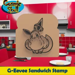 Eevee Gigantamax Sandwich Stamp