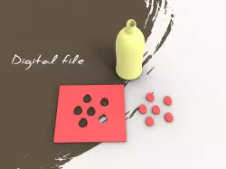 Egg Polymer Micro Clay Cutter | Digital STL File