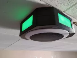 Enceinte plafond type ATMOS lumineuse/ lighting atmos speaker