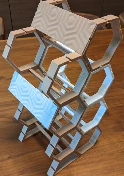 Face Plate of "Modular Wine Rack"