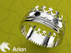 Fine Jewelry, Crown Style Ring 02