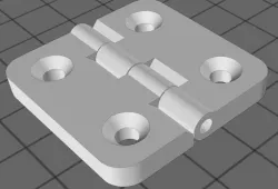 Flat hinge
