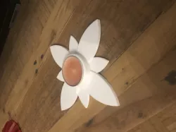 Flower candle holder