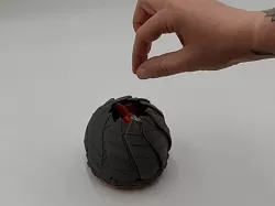 Folding leaf bowl