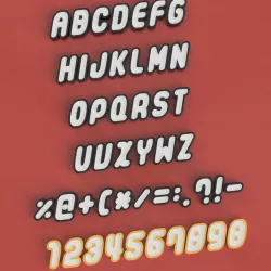 FONT NAMELED - LEGO - ALPHABET - CREATE ALL WORDS IN LED LAMP
