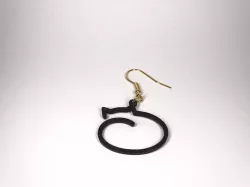 Free cat earrings STL-file