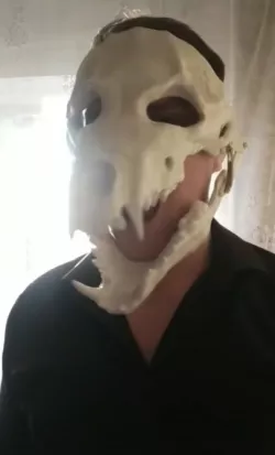 Fursuit. Mask Wolf Skull