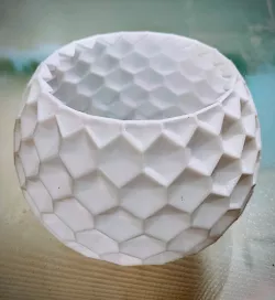 Geodesic planter