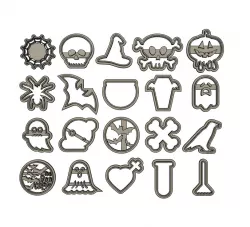 HALLOWEEN POLYMER CLAY CUTTER MEGA SET 2021