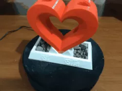 Heart Toothbrush Holder - Him and Her