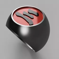 Hidan's Akatsuki Ring - from the anime Naruto Shippuden