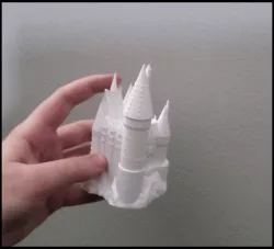 HOGWARTS STYLE CASTLE - RING BOX
