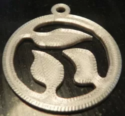Leaf pendant #2