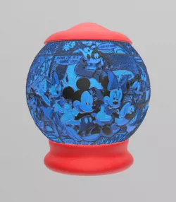 Litho Lamp Mickey
