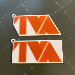 Loki TVA Logo Keychains