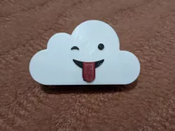 Magnetic face cloud key holder