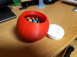 Marble or Dice Storage Globe