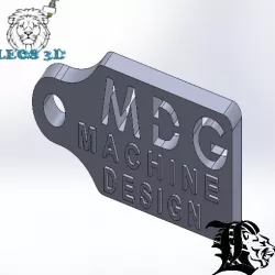 MDG Keychain, Leos3D, Daniel Leos