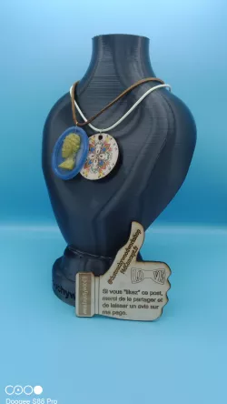 MEDAL - JEWEL BUST - BUSTE PRESENTOIR BIJOUX