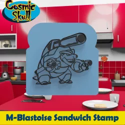 Mega-Blastoise Sandwich Stamp