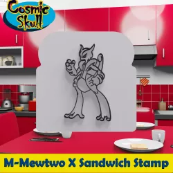 Mega-Mewtwo X Sandwich Stamp