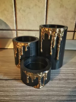 Melted Candle Holder