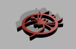 Miles Morales Spider Into the Spider-Verse Keychain